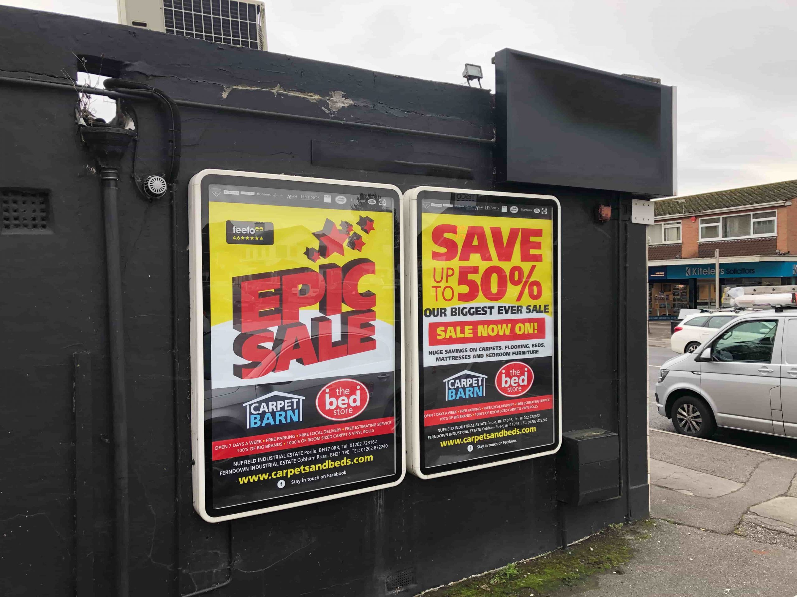 6 sheet billboard size in inches